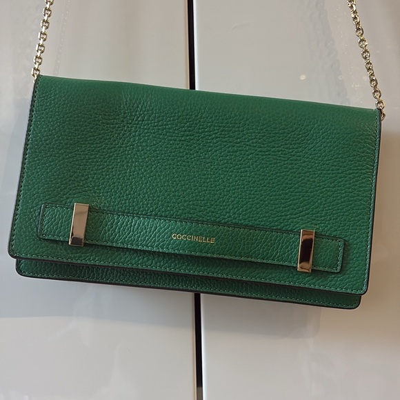 Green coccinelle purse leather - Picture 3 of 5